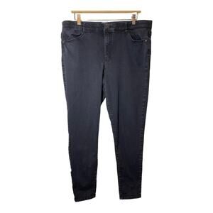 Wit & Wisdom Black Jeans 16 Womens Ab Solution Skinny High Rise